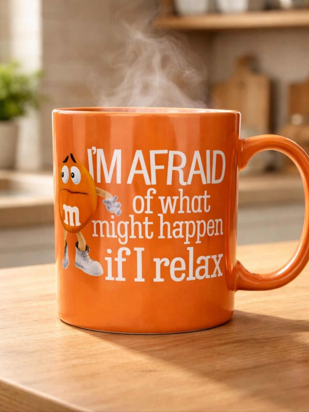 Orange M&M's Mug